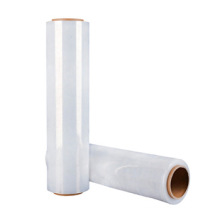 PE White short transparent plastic packaging stretch wrap film